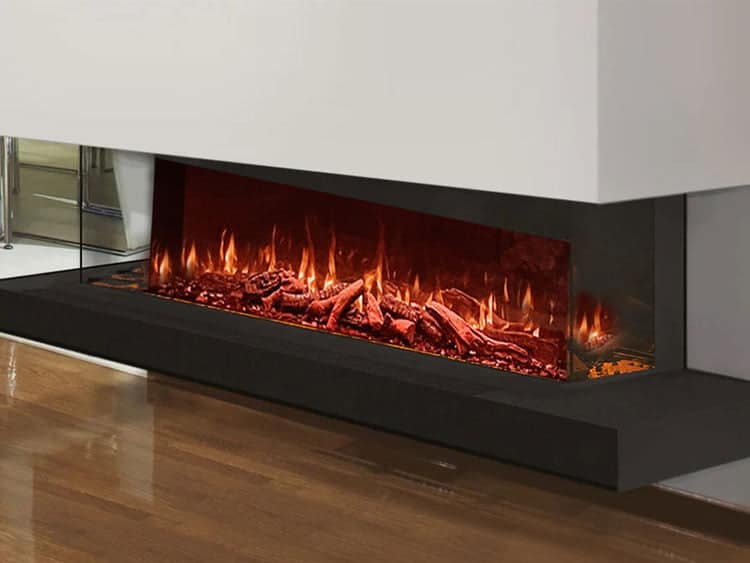Modern Fires Triple 152cm