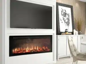 Modern fires elegance 127cm met verwarming
