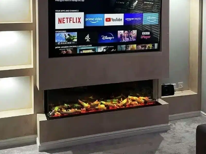 Sfeerhaard met verwarming