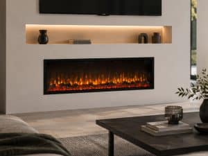 inbouwhaard onder 65inch tv